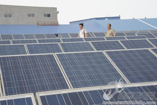 樂華陶瓷分布式光伏發電項目現場